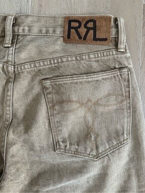 Ralph Lauren Double RL Men's Tan Back Pocket Jeans